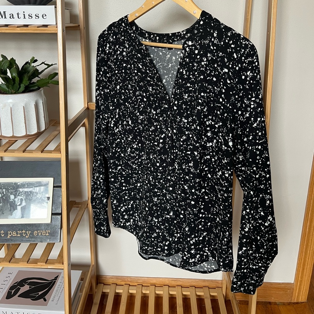 Paint Splatter Apt 9 Dress Shirt